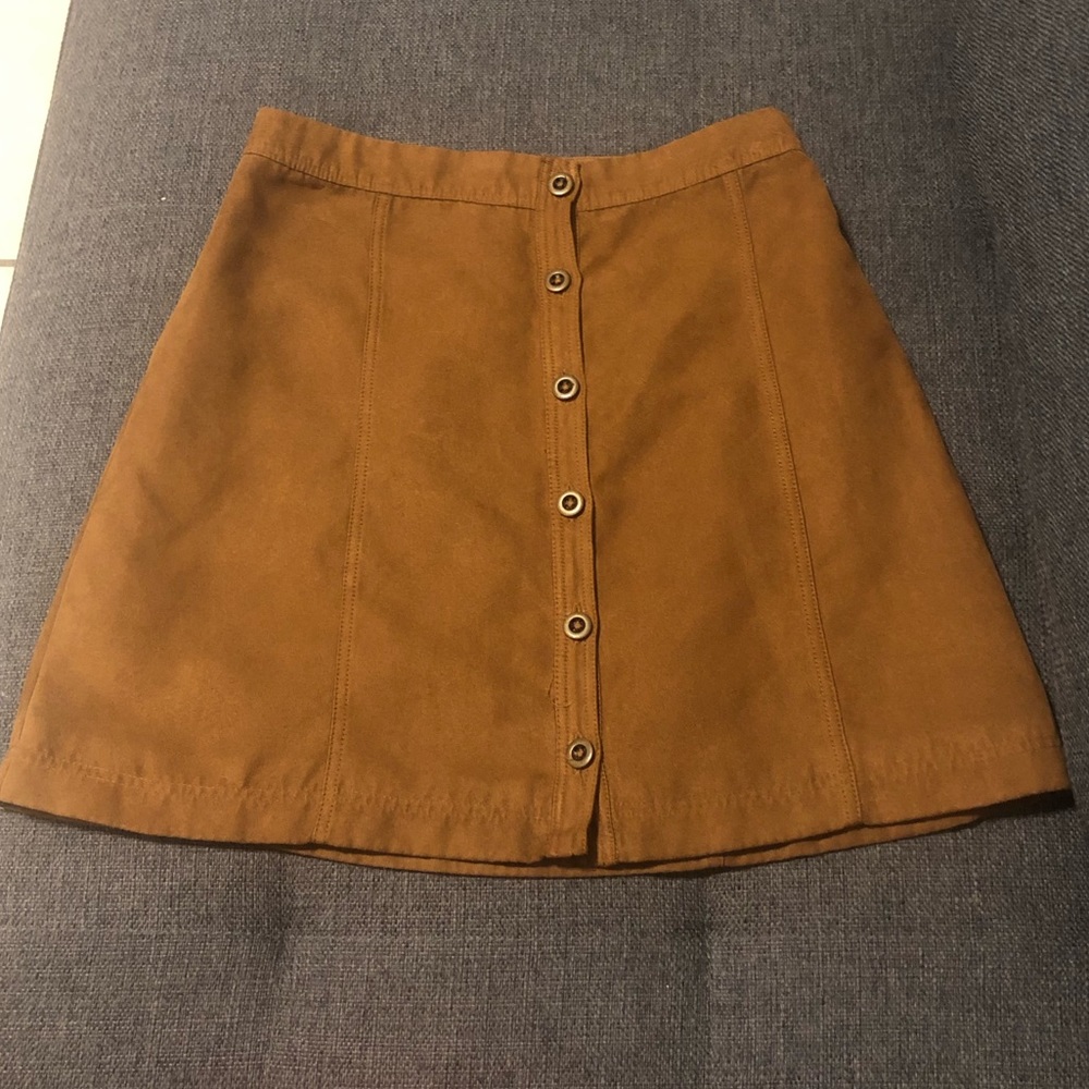 🙂Hollister suede skirt